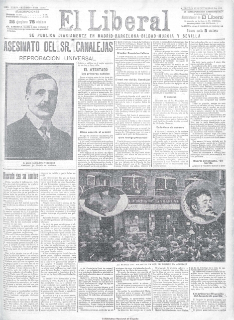 El Liberal (Madrid. 1879). 13-11-1912 1